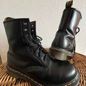 Dr. Martens Black Lace Up Boots